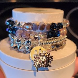 Ring Bomb Party Haunted House of Horrors Bracelet Stack